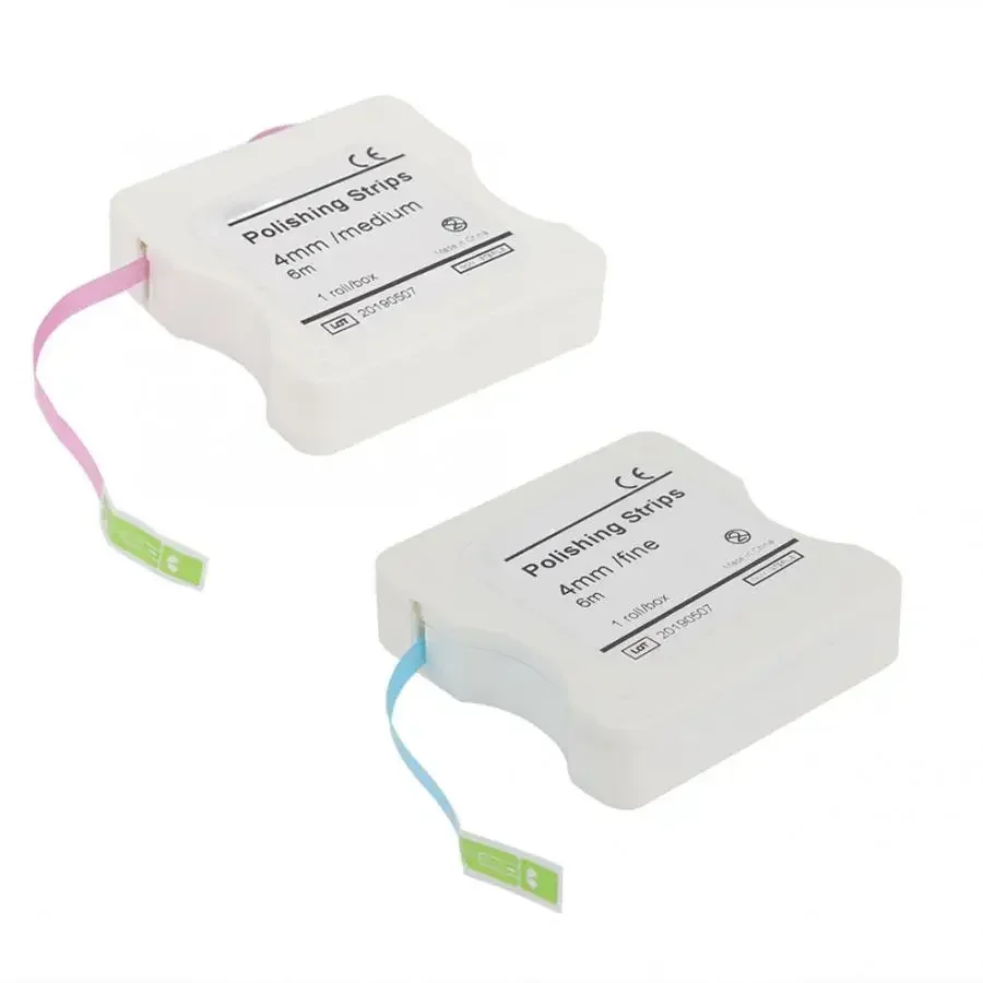 6 м/коробка полоска для полировки зубов отбеливание стоматологические