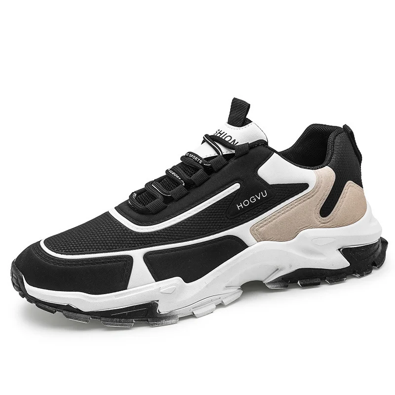 

2022 autumn new men's shoes fashion flying woven sports running men's shoes breathable and comfortable outdoor casual shoes