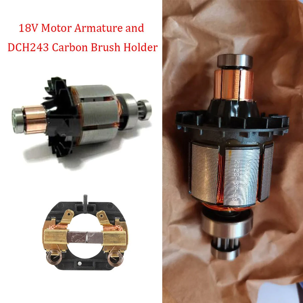 Для DCH143 DCH363 DCH364 DCD931 DCD936 DCD940 DCD945 DCD980 Держатель угольной щетки для якоря двигателя