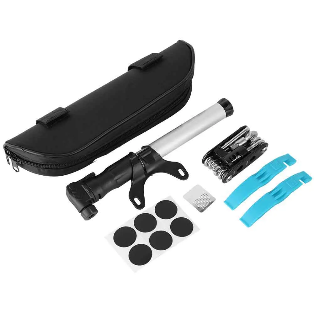 

SAHOO Professional Outdoor Universal Waterproof Portable Mini Bicycle Pump Kit