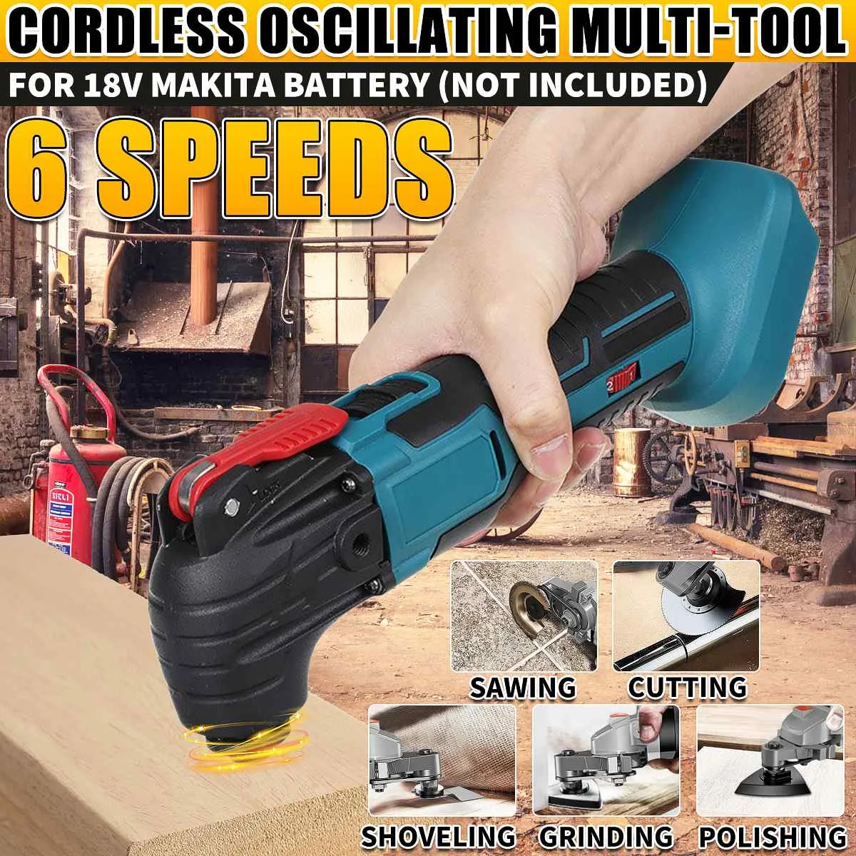 

Cordless Brushless Oscillating Multi Tools Electric Trimmer Saws Home DIY Rechargeable Woodworking Tools For Makita 18V battery