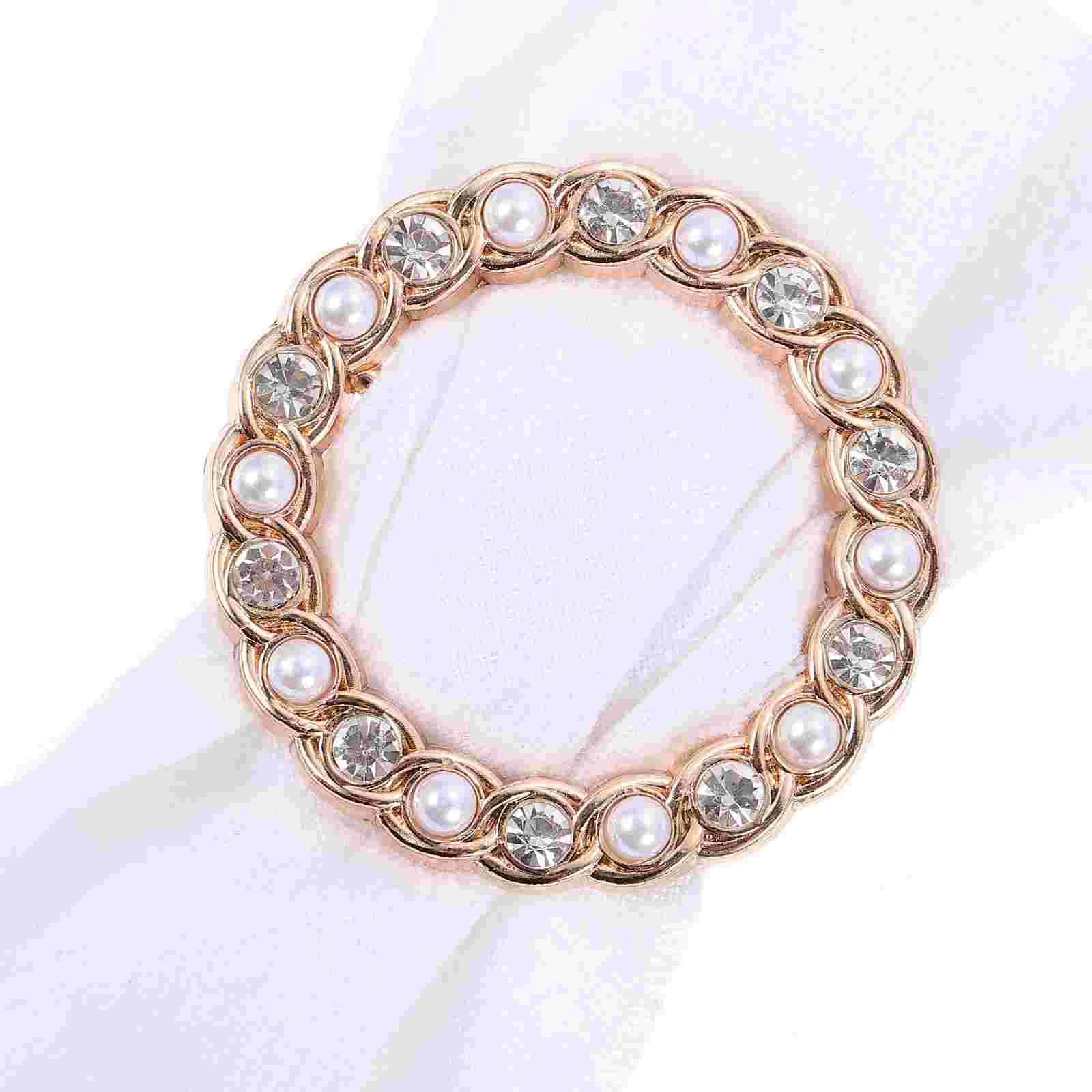 

2pcs Tee Shirt Buckle Hollow Round T-shirt Blouse Buckle Decoration Buckle