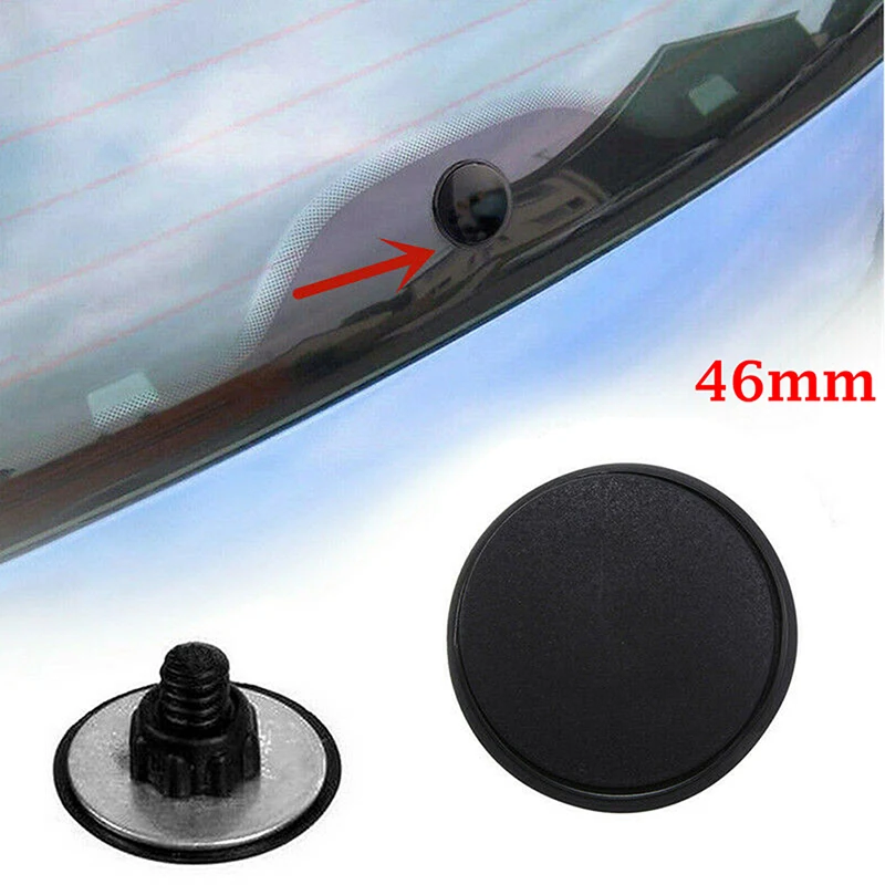 Car Rear Windscreen Wiper Antenna Hole Black Cover Plug for Covering Mounting Holes Antenna Spray Nozzle Auto Accessories