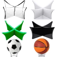 acrylic basketball display stand holder base bracket for soccer volleyball football balls supports accessories