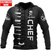plstar cosmos personalized name chef 3d printed mens hoodies sweatshirt autumn unisex zipper hoodie casual sportswear dw906