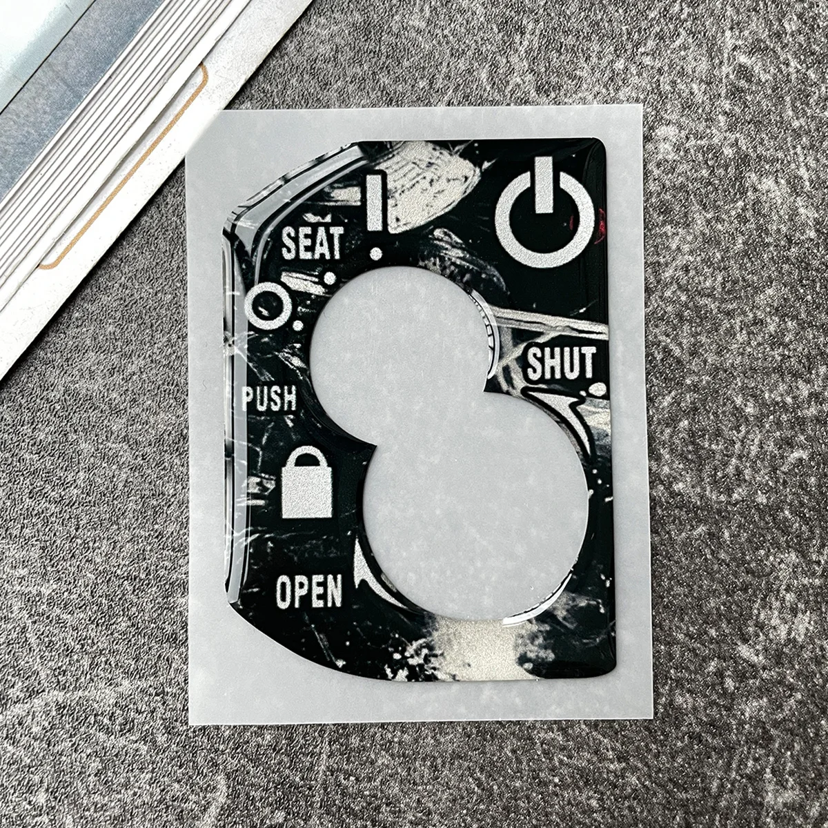 

Для Honda Click 125i CLICK 125 i мотоциклетное зажигание, крышка запуска двигателя, 3D полимерные гелевые наклейки, наклейка на отверстие для ключа, аксессуары