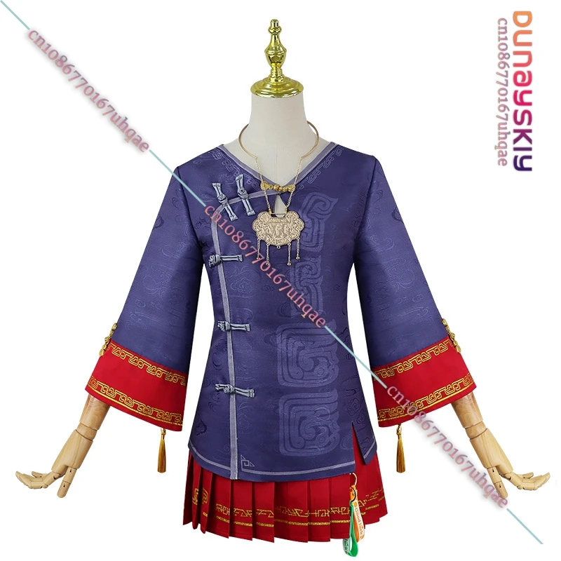 Cos Dragon Return Longevity Lock Косплей Костюм Аниме Игра Униформа Платье с китайским