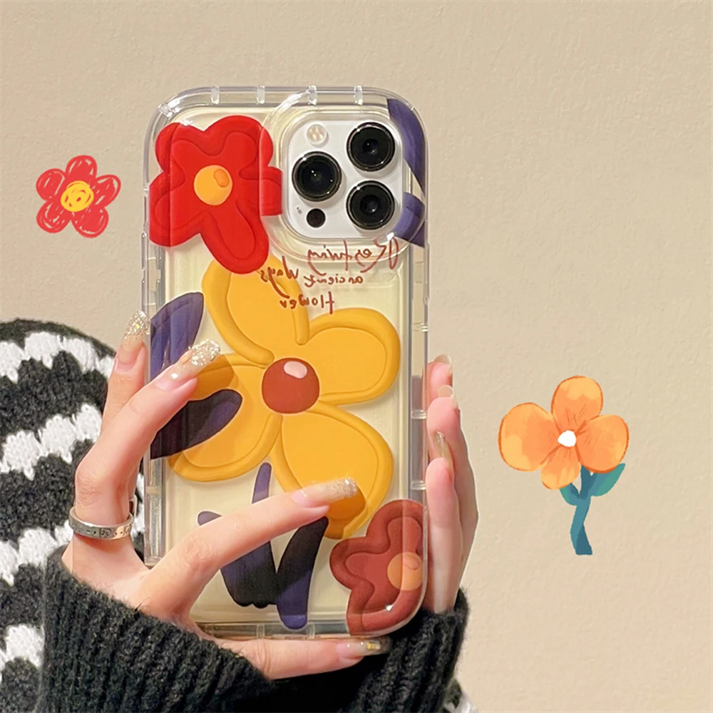 

Flower Clear Case For Xiaomi Redmi Note 10 Cover 11 9 8 10 Pro 9C 9A 9T Cases For Poco X3 Pro Nfc M4 M5 11 Lite Shockproof Funda