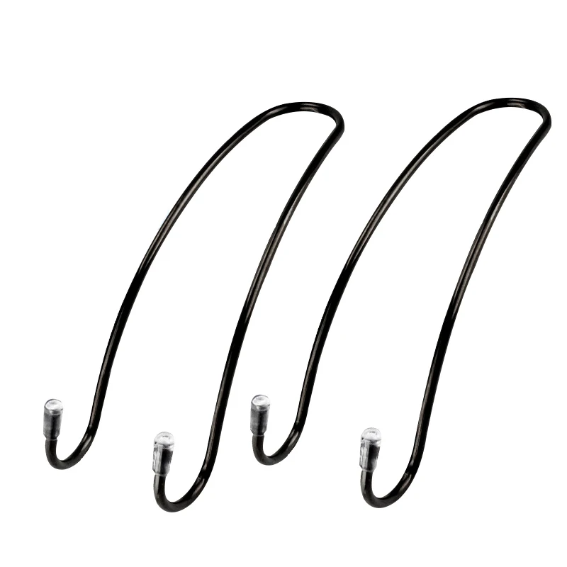 1 ~ 10 шт. черный хромированный металлический зажим из нержавеющей стали