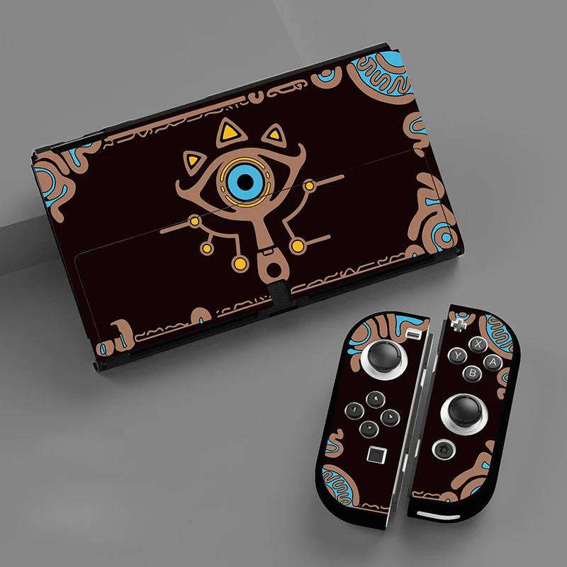 Фото Чехол для Zelda Anime Switch, жесткий чехол для ПК для Nintendo Switch Oled/NS Switch, защитный чехол для контроллера NS OLED JoyCon №1