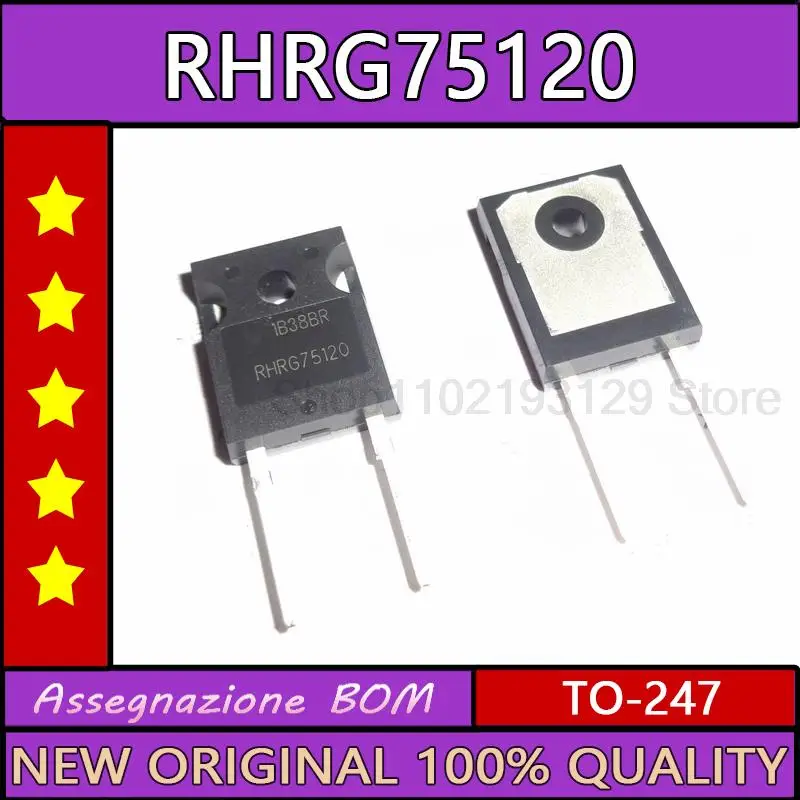 Новый импортный высокоскоростной диод RHRG75120 75 а 1200 в