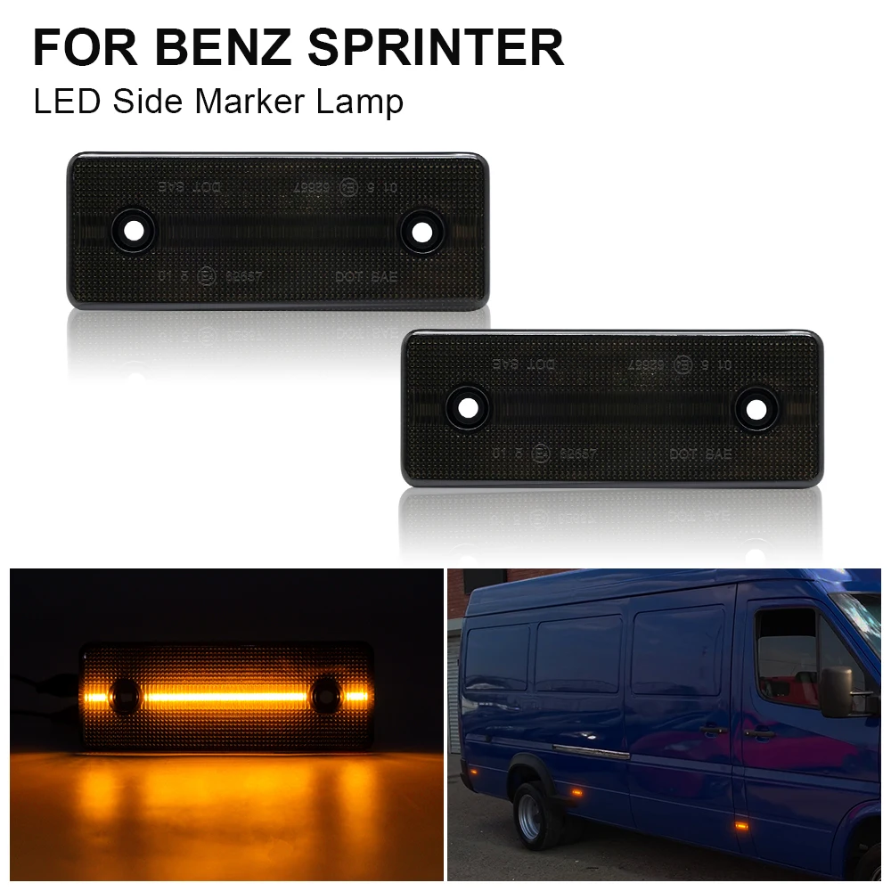 

For Benz Sprinter W901 W902 W903 W904 W905 Classic W909 LED Turn Signal Light Side Marker Indicator Sequential Blinker Lamp