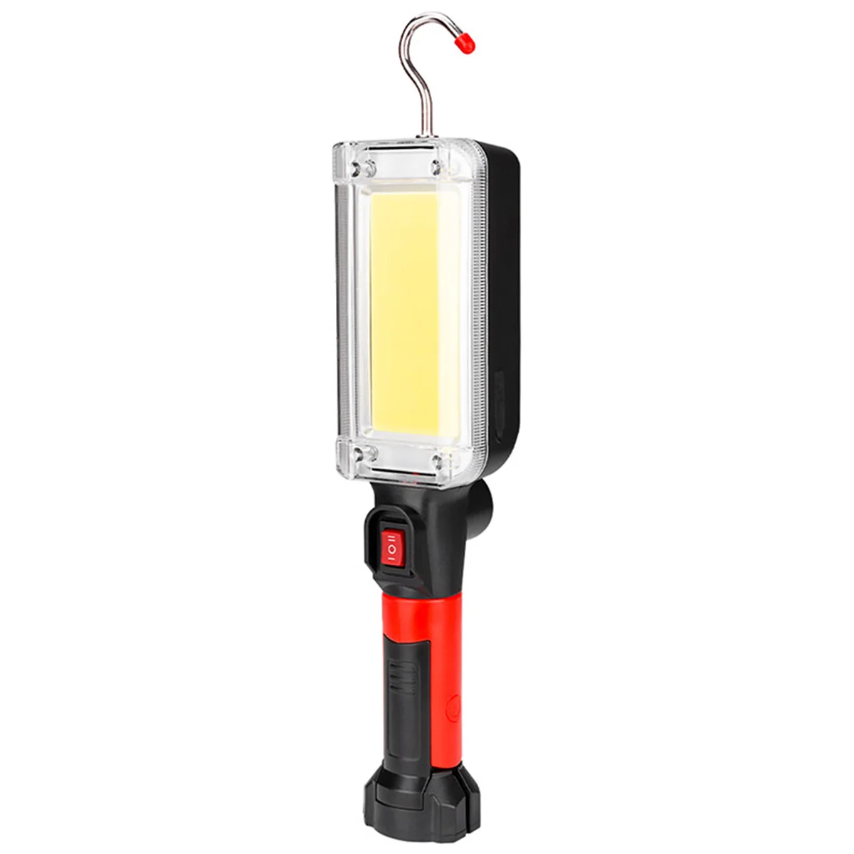 

NEW LED Work Light 250LM COB Repairing Light USB Rechargeable Magnetic Camping Light with 360° Rotating Hook 2 Lighting Modes