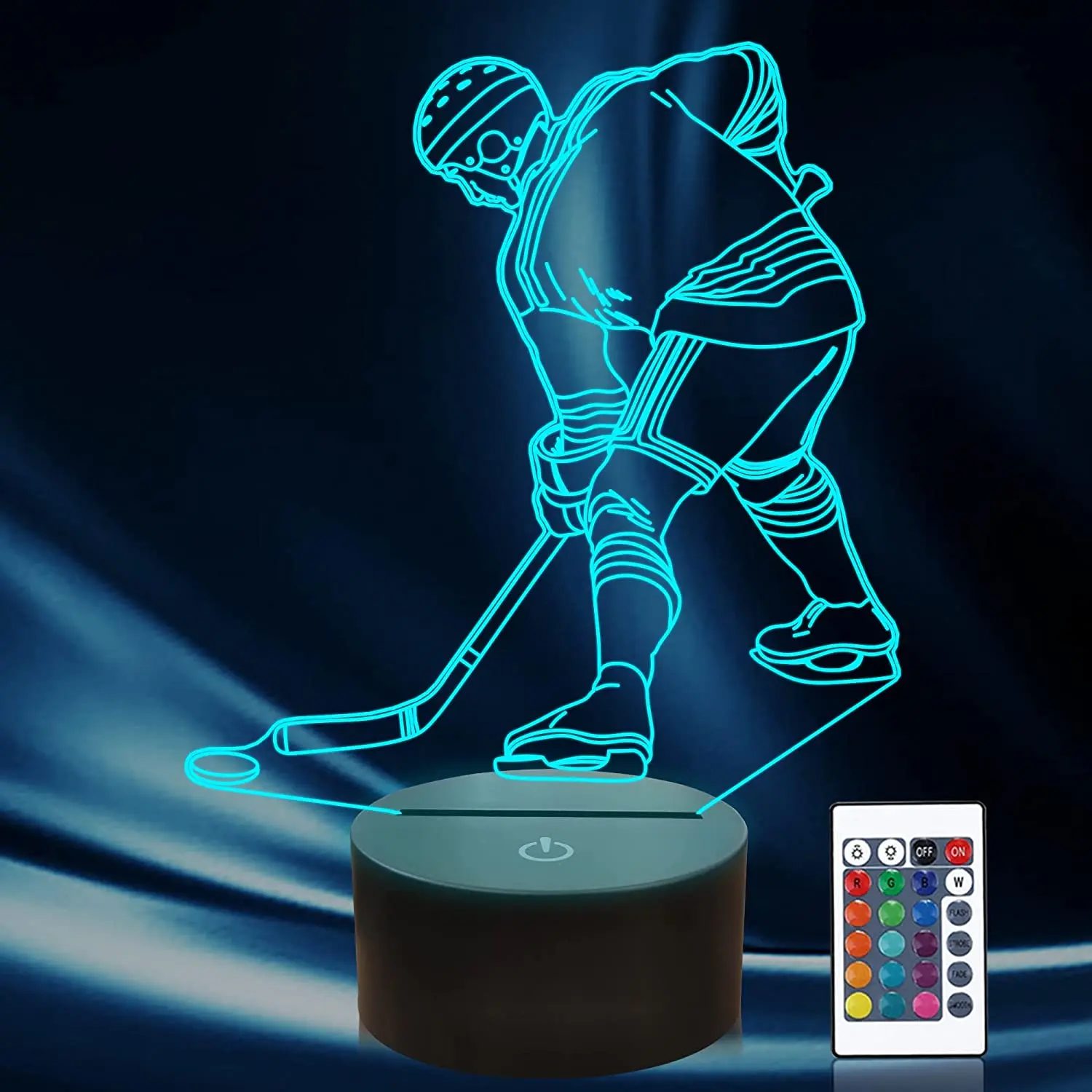 3D лампа для хоккея/бейсбола/баскетбола/гоночного автомобиля акриловые