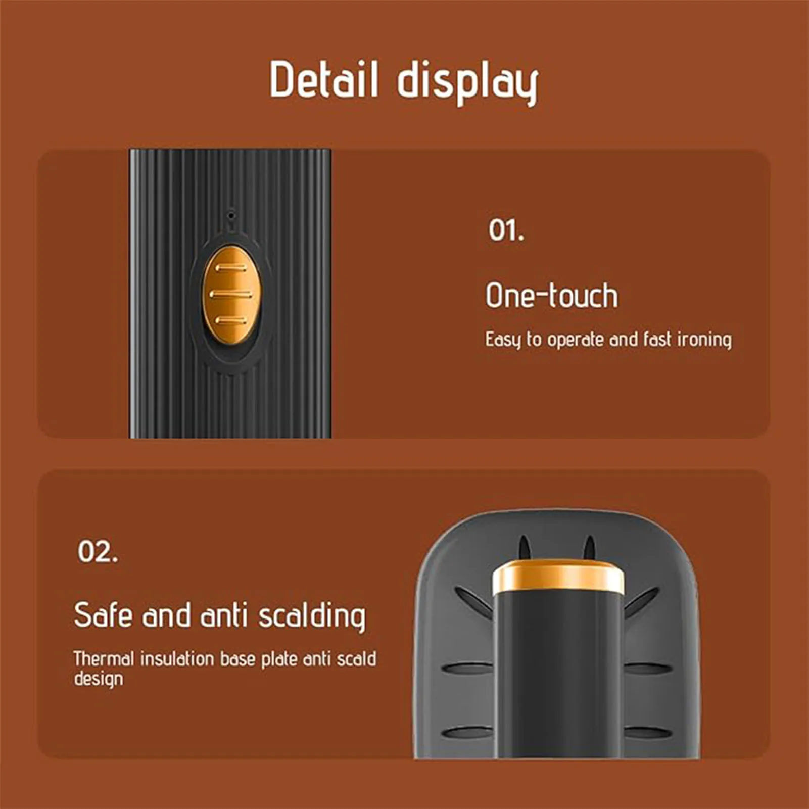 Электрическая Паровая гладильная машина вращающаяся на 180 ° ручной паровой утюг