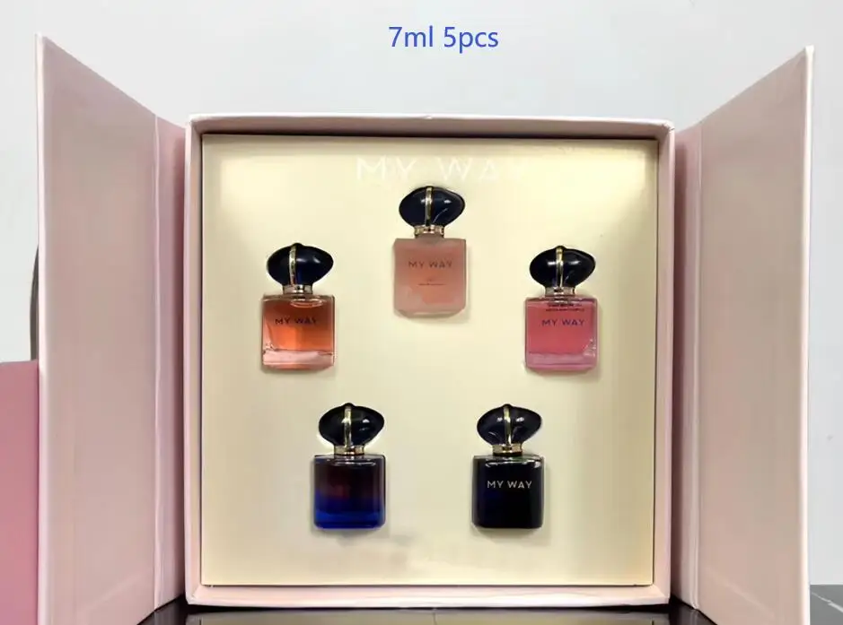 

top quality brand my way mini set perfume floral long lasting natural taste with atomizer for men fragrances