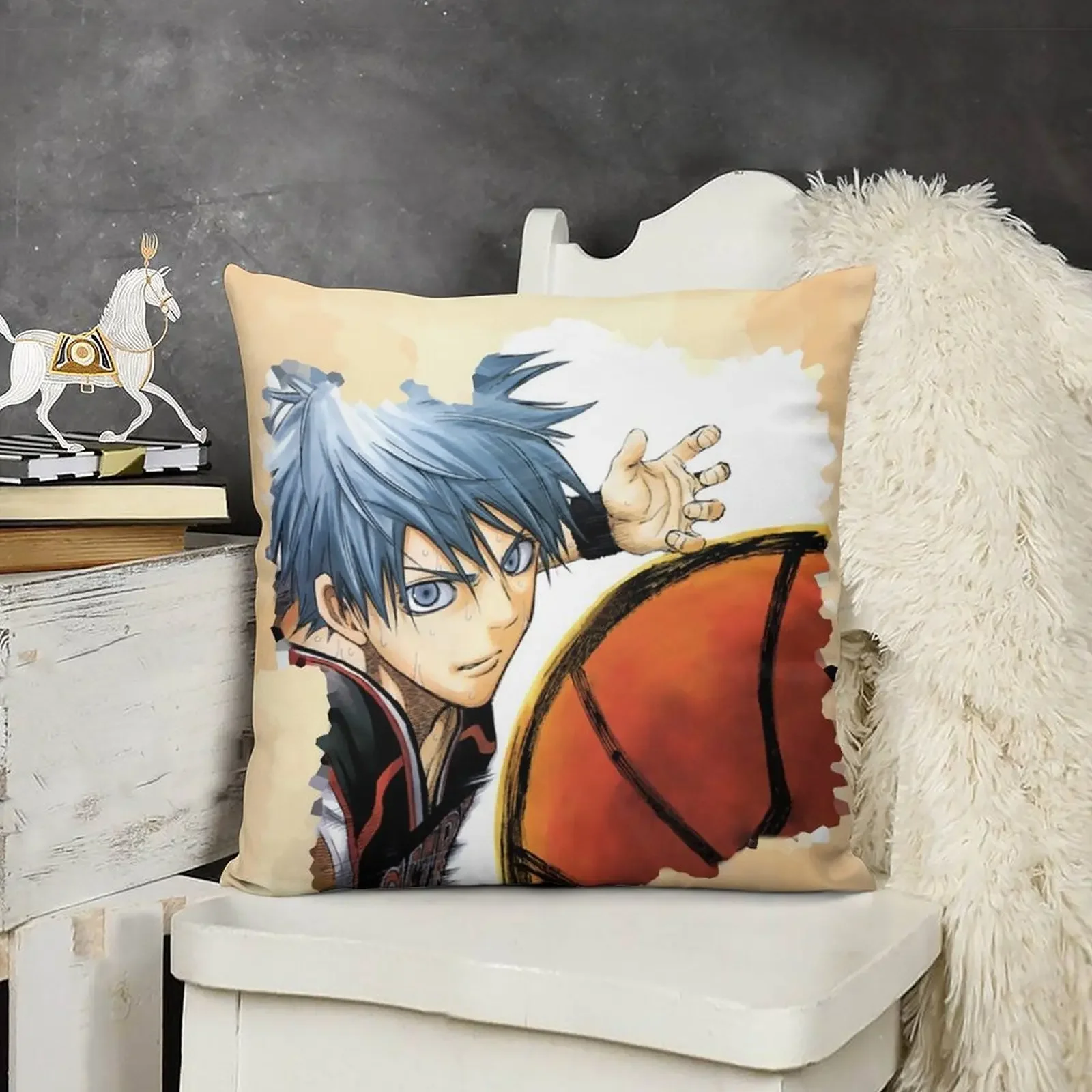 Баскетбольная подушка Kuroko's Kuroko no Basket PILLOWS &amp TOTES 1/4 BEDROOM SET: Подушка Tetsuya