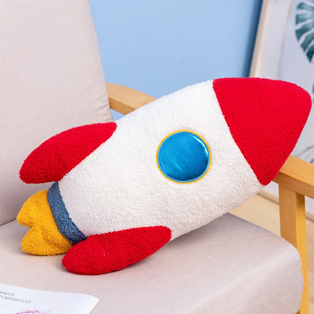 

Above Bed Decor Plush Rocket Kids Office Baby Small Throw Hugging Shuttle Large Decorative