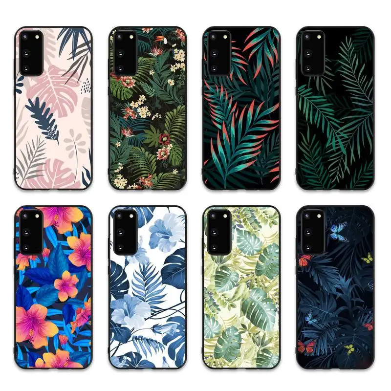 

Palm Tree Leaves Phone Case for Samsung S10 21 20 9 8 plus lite S20 UlTRA 7edge