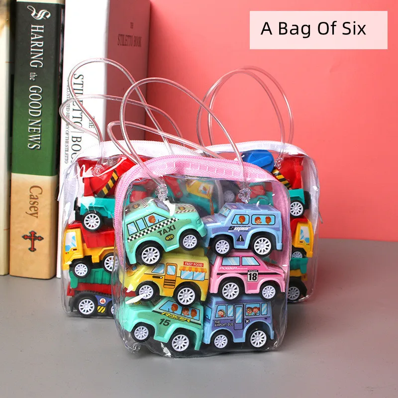 

Новая игрушечная машинка из 6 предметов, машинка Huili, игрушечная пожарная машина, модель такси, Детская мини-машинка, игрушка для мальчика, подарок на день рождения