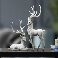 deer ornament office desktop ornaments home decoration accessories room decor nordic light luxury figurines model gift interior