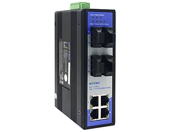 

100M, 4 оптоволоконных порта, 4 RJ-45 порта, промышленный выключатель