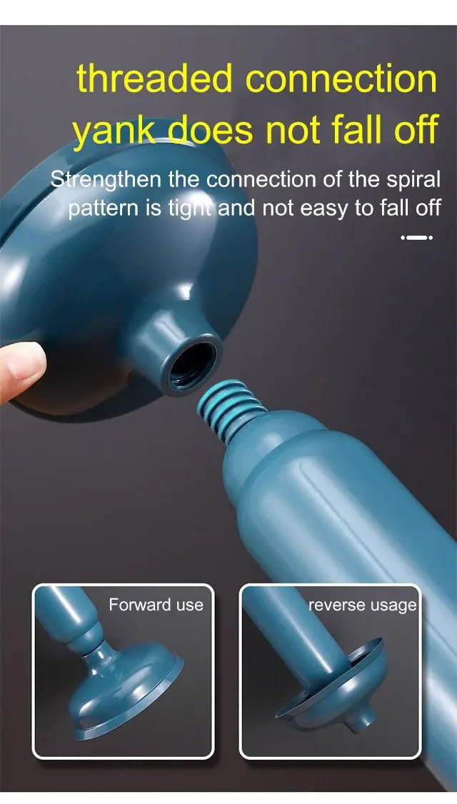 Плунжер для унитаза насос высокого давления антизасорение очиститель ванной