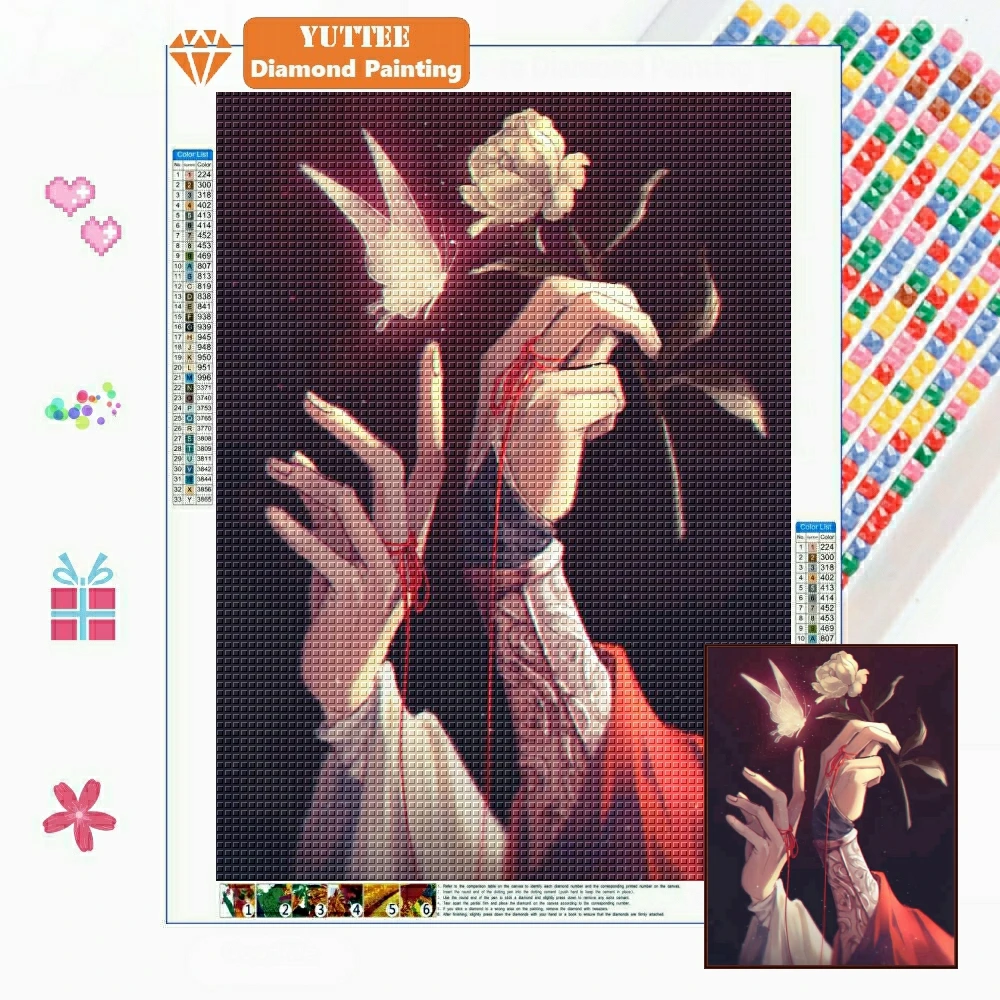 

Diamond Embroidery Heaven Official's Blessing Full Square/Round Cross Stitch Tian Guan Ci Fu Anime Diamond Painting Home Decor