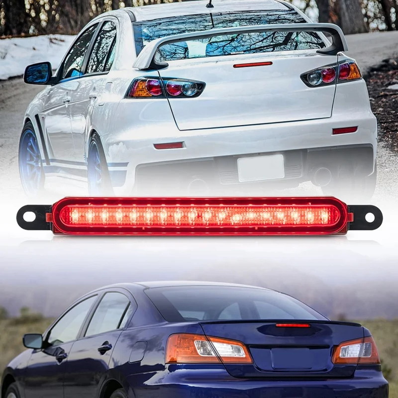 Красная автомобильная светодиодная лампа заднего багажника для Mitsubishi Lancer Sedan EVO X