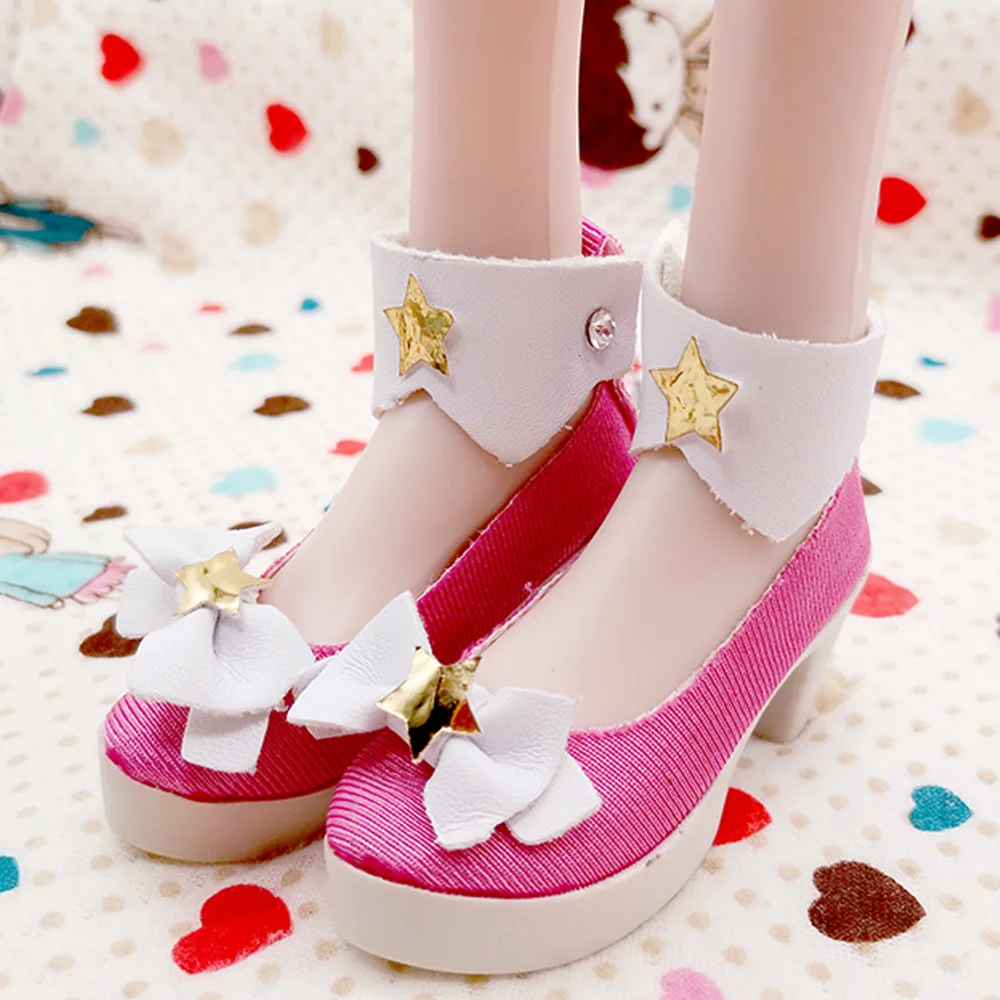 

Кукольная обувь 60 см для шарнирной куклы 1/3, наряд для куклы, модные заостренные туфли на высоком каблуке, принцессы для девочек, детей, «сделай сам», подарочные аксессуары