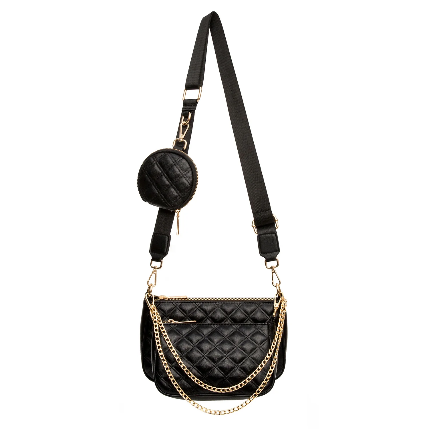 

Herald 2023 маленькая сумка через плечо с отделением для монет, женская сумка-мессенджер, сумка через плечо 4 в 1, брендовая Роскошная