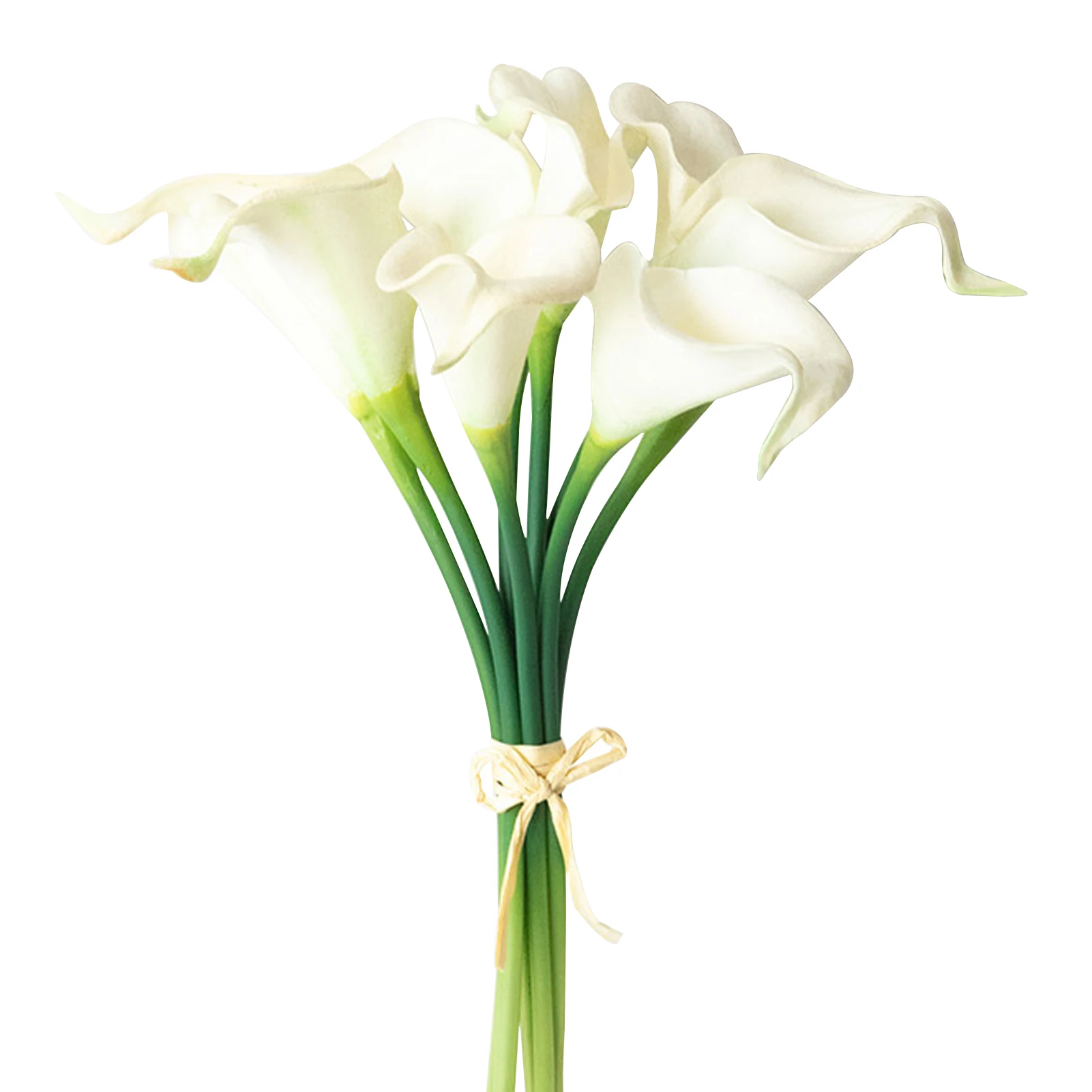 

8pcs/bundle Wedding Gift Arrangement Home Decor Durable Calla Lily Artificial Flower For Vase Living Room Photo Props Party