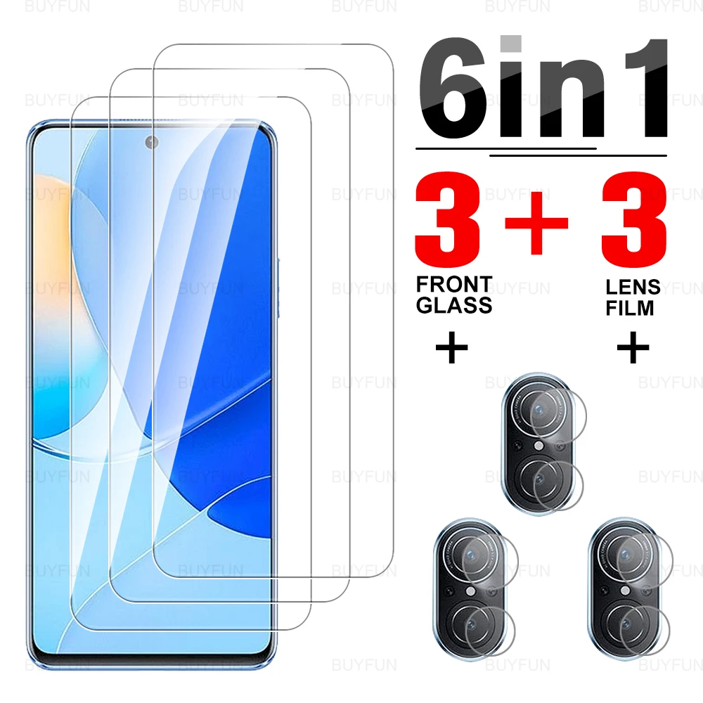 

6 в 1 Защитная пленка для экрана объектива для Huawei nova9 nova 9 SE 6,78 дюйма полное покрытие защитное Закаленное стекло пленка для Huawei wuawei nova 9 SE