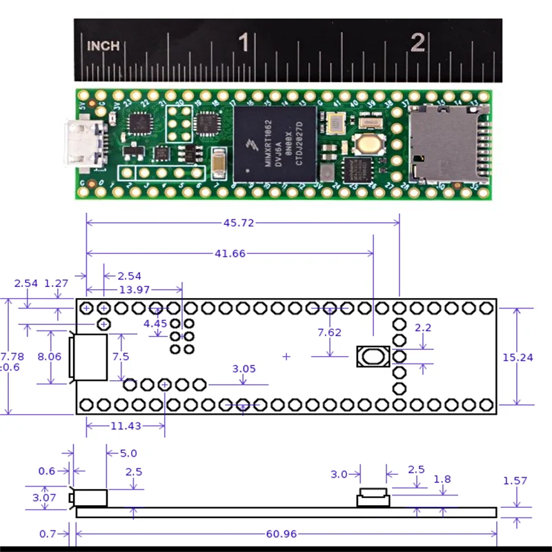 

Teensy 4,1 DEV-16771 iMXRT1062 Мини компьютер