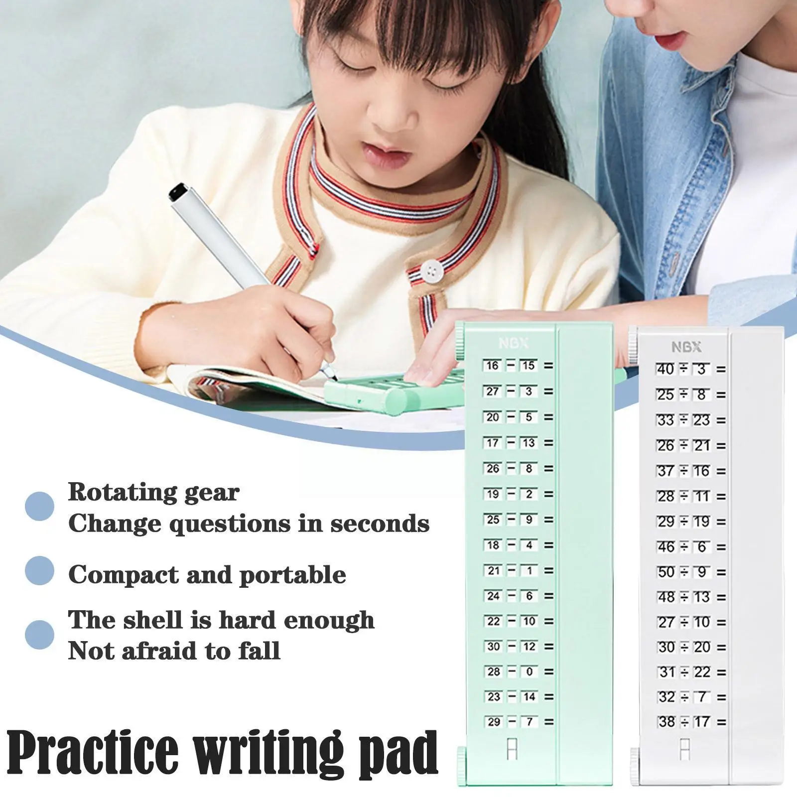 Arithmetic Tablet Pocket Question Artifact Children's New Math Addition Mouth And Board Subtraction Practice Writing Calcul G4W2