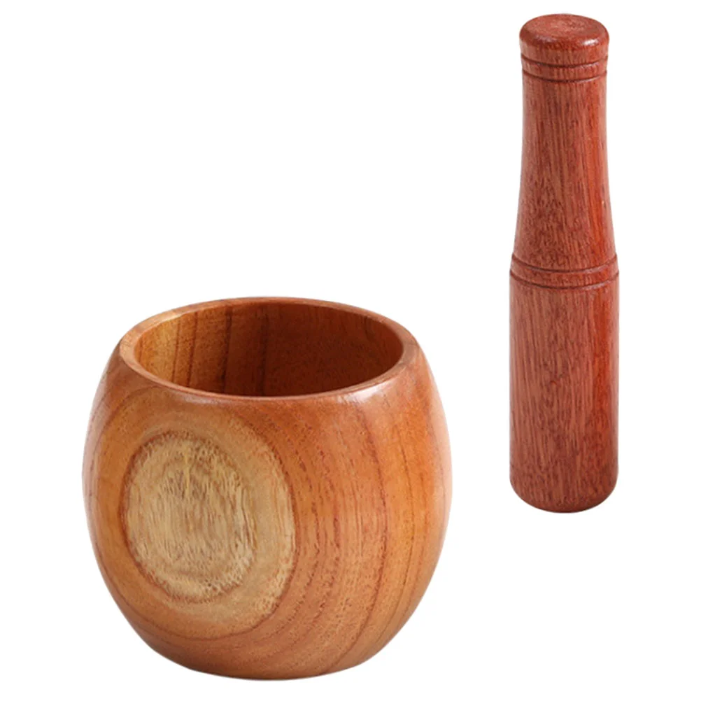 

Garlic Jar Presser Peppermills Grinder Wooden Grinders Medicine Household Masher Pestle