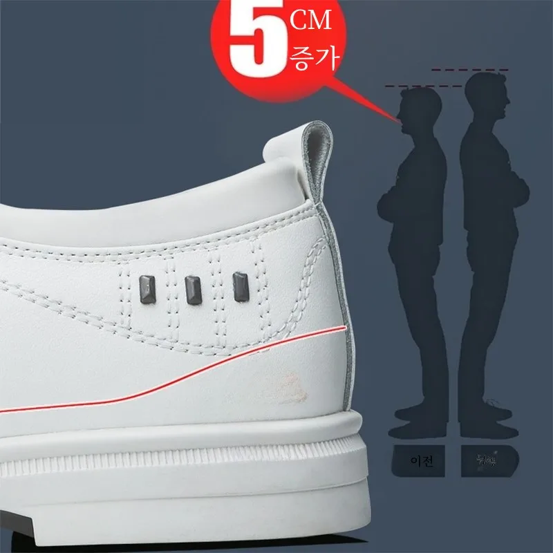 Повседневная кожаная обувь. Мужская обувь без шнуровки для ленивых. Весна и