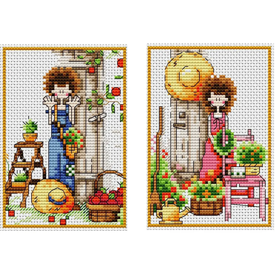 

CS046 Bank Card Protection Sleeve Bus Card Cover Craft Cross Stitch Package Needlework Embroidery Counted Cross-Stitching Kit