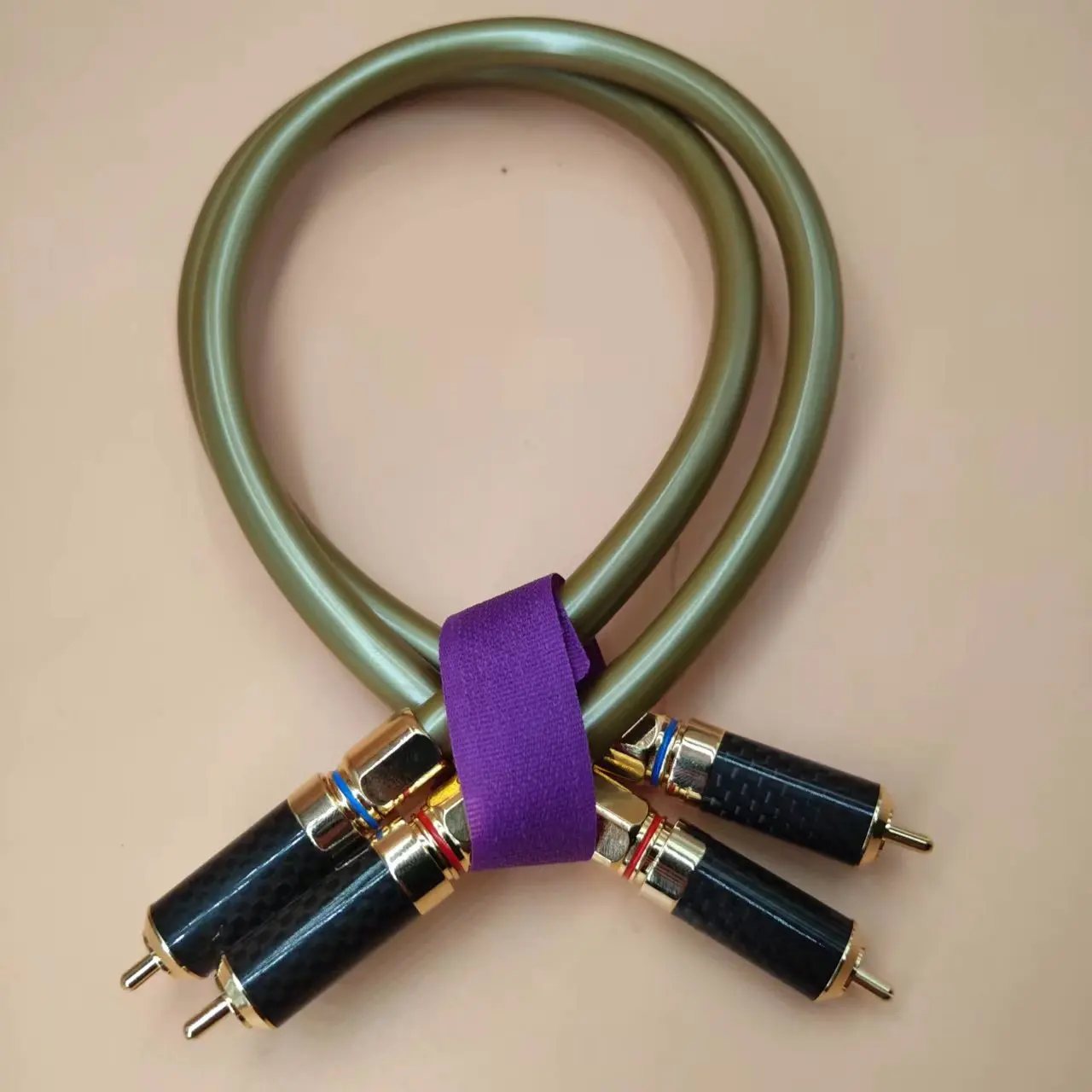 Бесплатная доставка пара HiFi аудио RCA кабель карты золотой 5C интерсоединительный