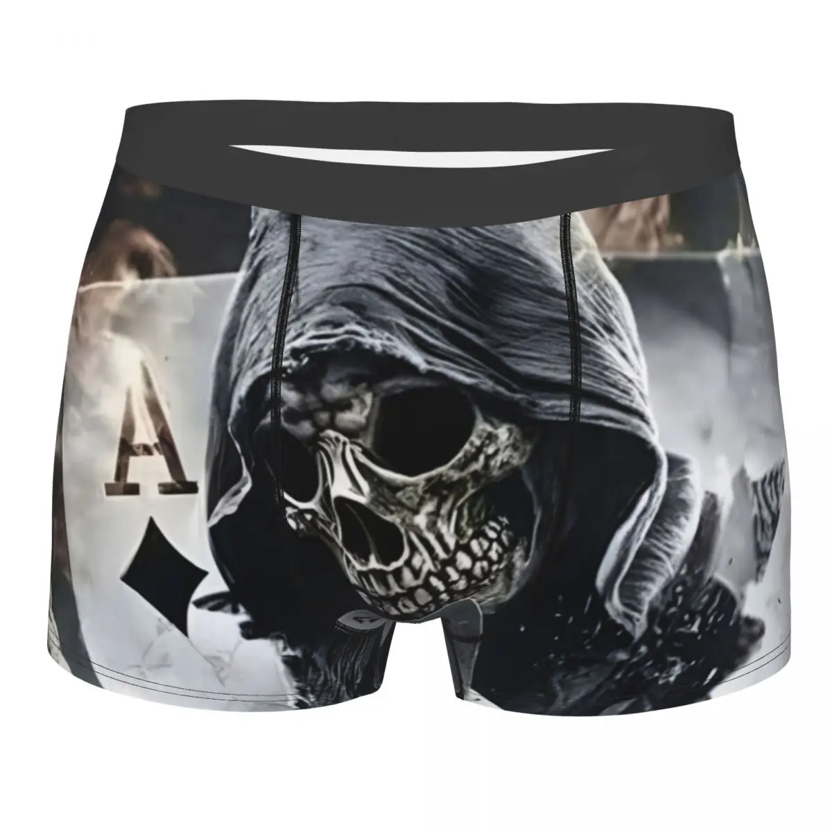 

Black Diamonds A Skull Street Arts Underpants Homme Panties Male Underwear Ventilate