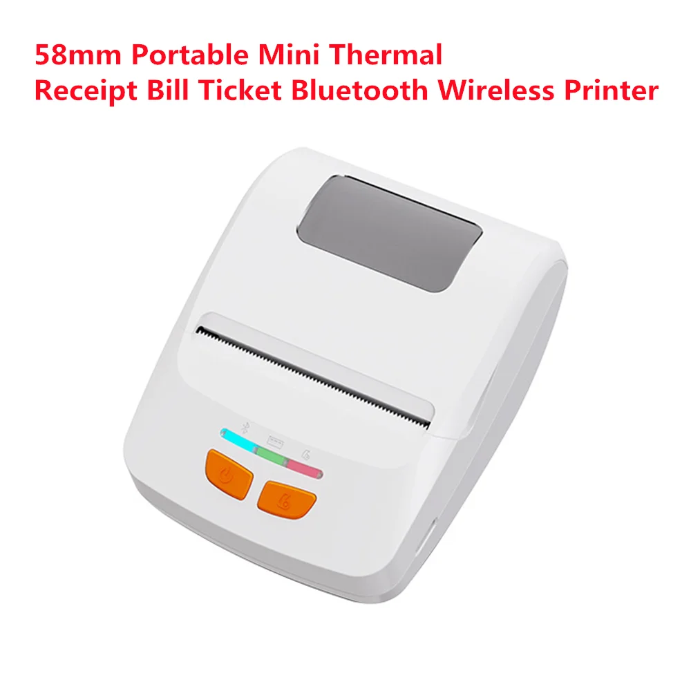 

PT-230 58mm Portable Wireless Bluetooth Receipt Printer /Thermal Label Printer For Restaurant/Store/Supermarket/Small Business