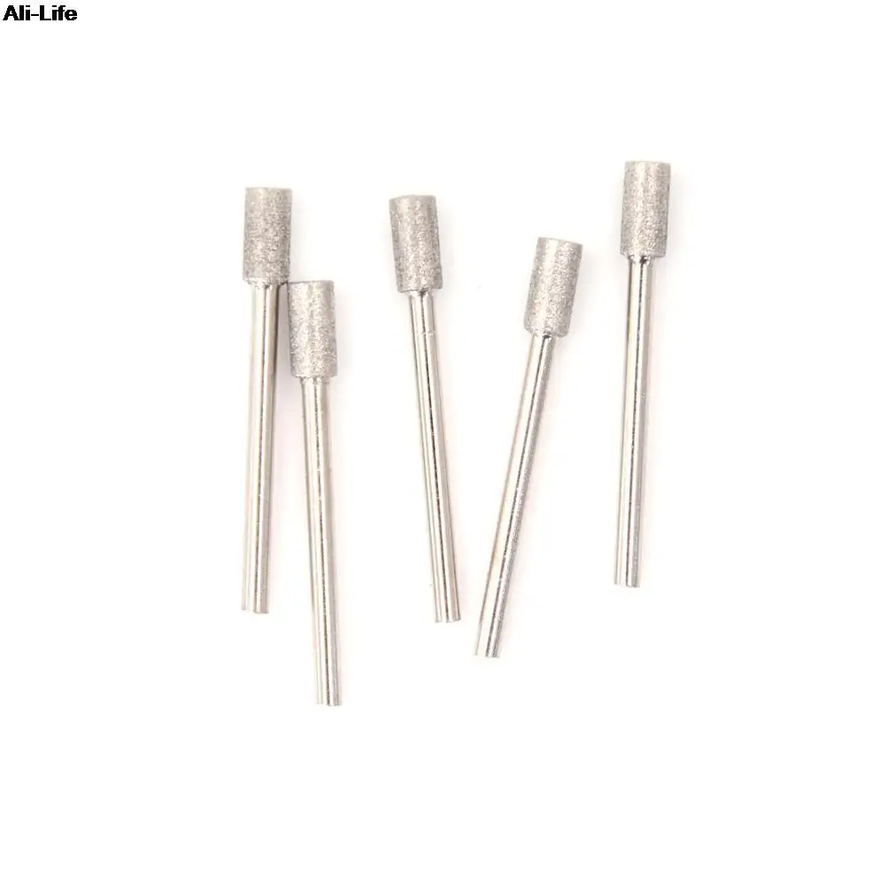 

5 шт. алмазов для заточки цепных пил заусенцев камень файлов цепная пила заточки