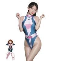 japanese my hero academia ochaco uraraka anime swimsuit cosplay costume sukumizu turtleneck bodysuit uniform lingerie set gift