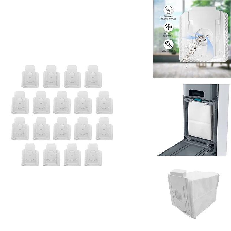 

Vacuum Cleaner Dust Filter Bags Fits For SAMSUNG VCA-ADB90 Dust Bags For Jet Series Vacuums Clean Station Base