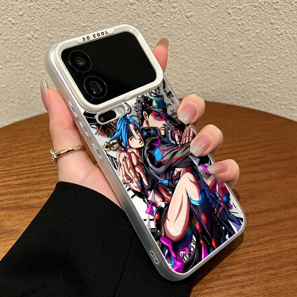 Чехол для телефона J-JOJO Bizarre Adventure Anime для Xiaomi Mi 17 Pro Max 15 14 14T 13 13T 12 11 Ultra Lite, цветной, серебристый (art.: 3920dbe5394ac) - 3920dbe5394ac