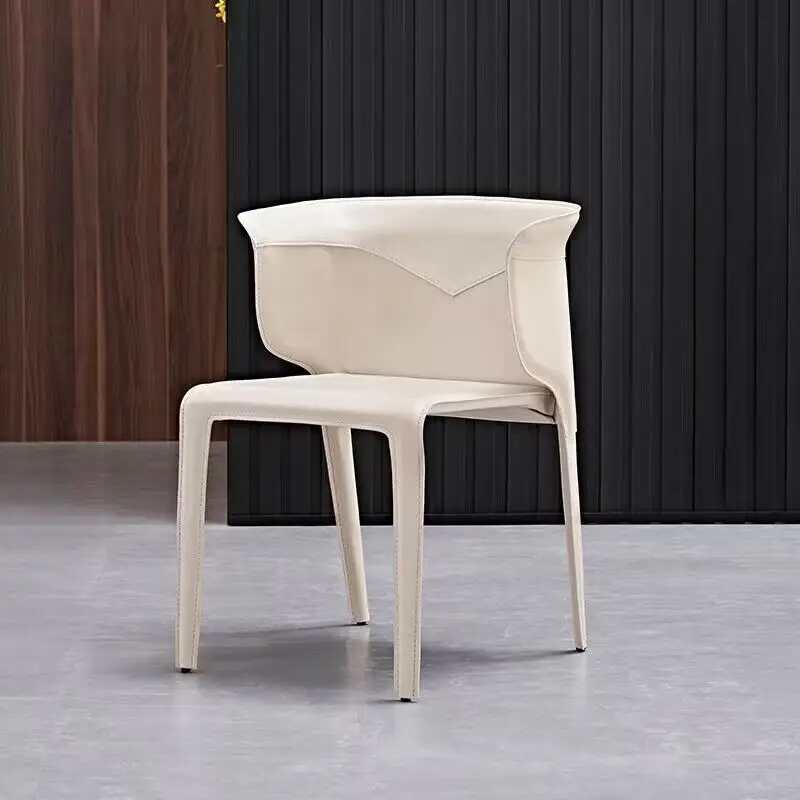 

White Accent Dining Chair Design Nordic Lounge Living Room Vanity Chair Adults Garden Outdoor Sillas Nordicas Garden Decoration