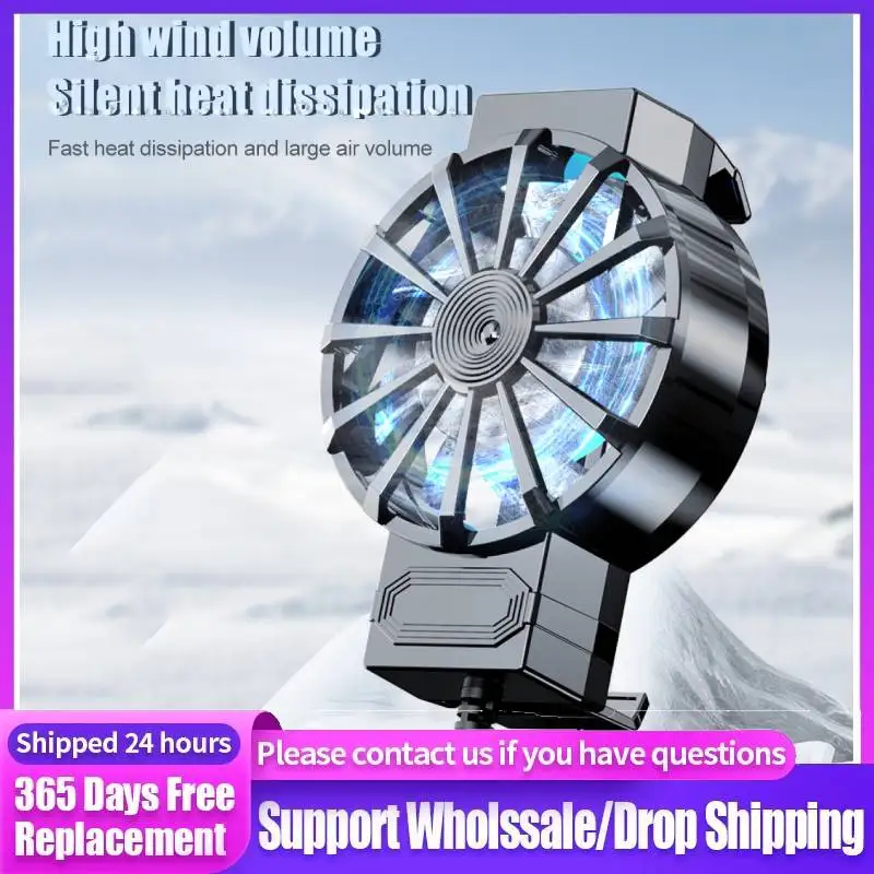 

Mobile Phone Radiator Blue-ray Mobile Phone Air-cooled Fast Cooling Device Southeast Asia's Popular Cellphone Game Coole