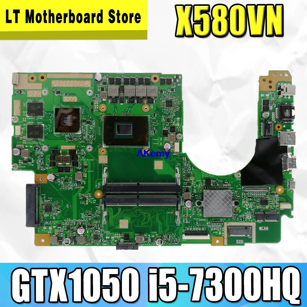 

X580VD X580VN материнская плата GTX1050 графическая карта i5-7300HQ CPU для Asus Flying fortress X580 X580V X580VD X580VN Материнская плата ноутбука