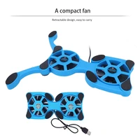 sovawin convenient notebook cooler fan cooling pad slim with rotatable usb 2 0 hub 3 usb ports splitter adapter for pc laptop