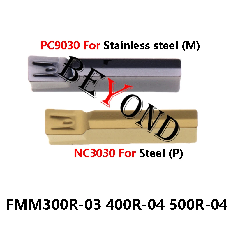 100% Оригинальные твердосплавные вставки FMM300R-03 NC3030 NC3020 FMM400R-04 PC9030 FMM500R-04 одноконцевые рифленые токарные станки с ЧПУ